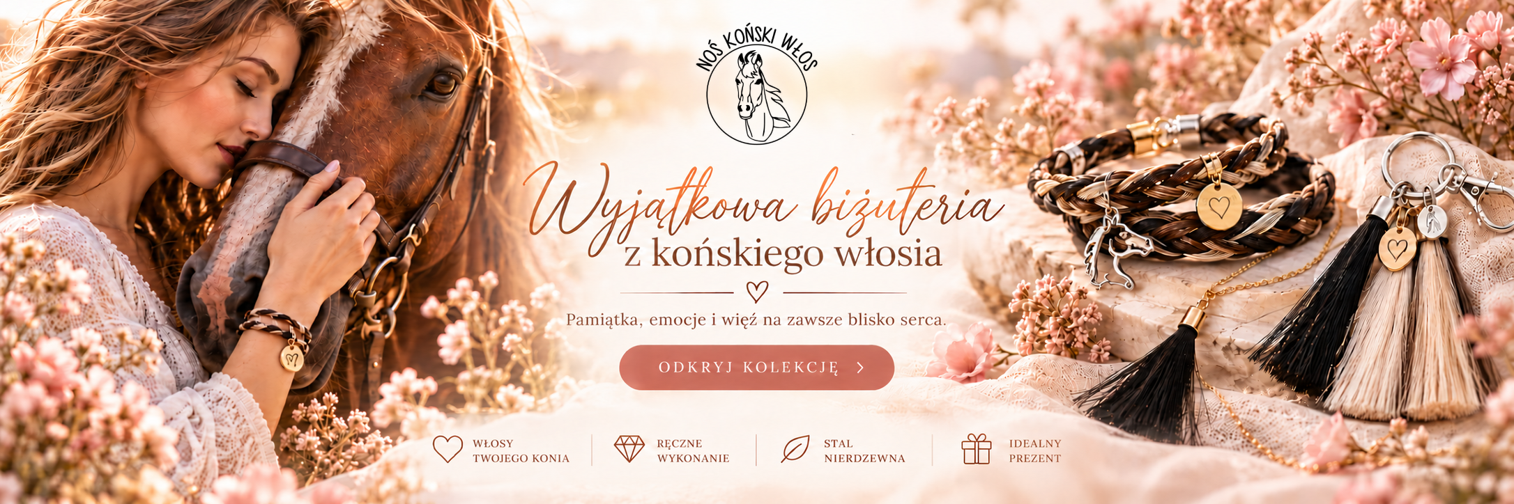 Wyjątkowa biżuteria z końskiego włosia — pamiątka na zawsze
