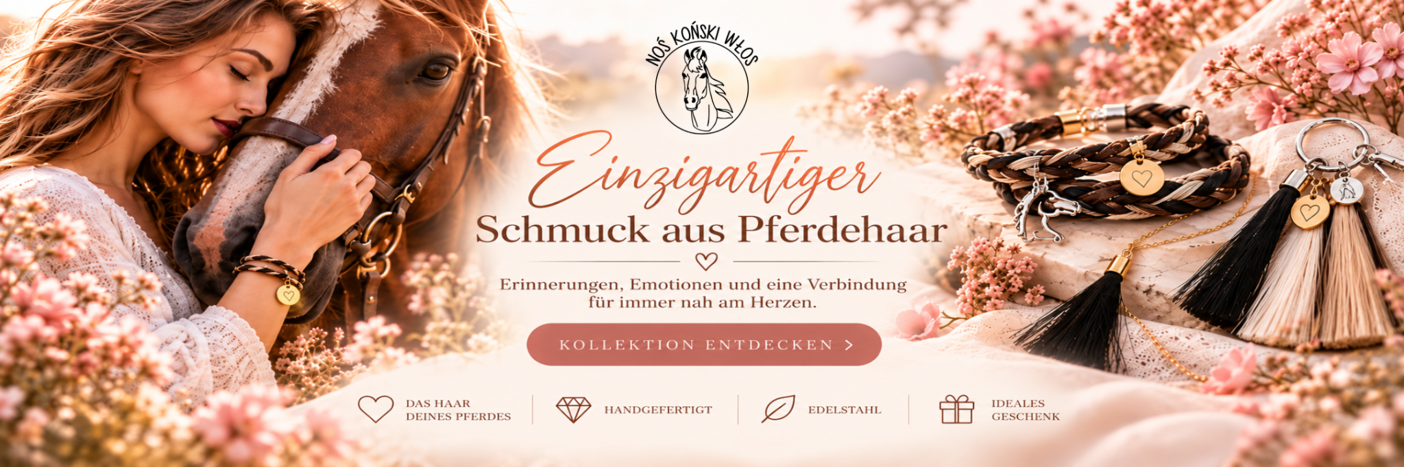 Einzigartiger Schmuck aus Pferdehaar — Erinnerungen, die bleiben